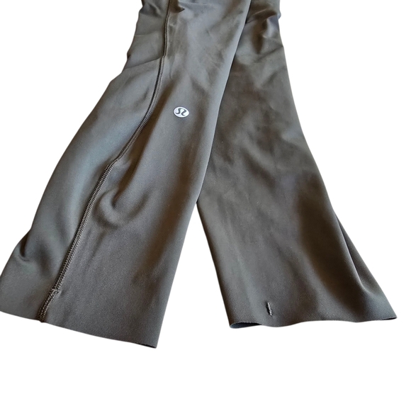 Lululemon Fast And Free Leggings Grey Size 4 LW5DKHS Dark Raw Ankle - Picture 6 of 10